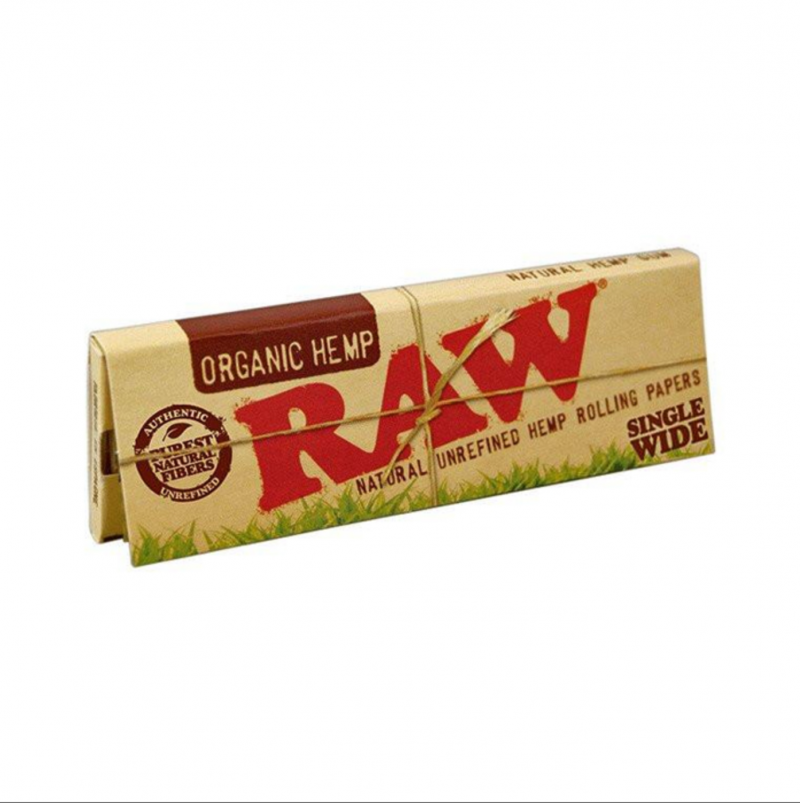 Raw single wide orgnaic RAW Organic Hemp Single Wide