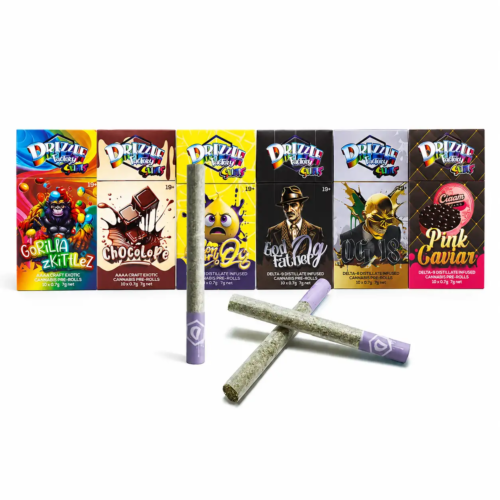 Drizzle Slims Live Resin Infused Prerolls (10 Pack)