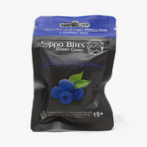 Hippo Bites Blue Raspberry