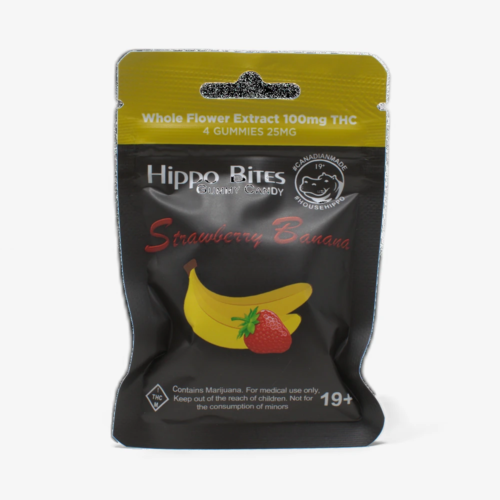 Hippo Bites Strawberry Banana